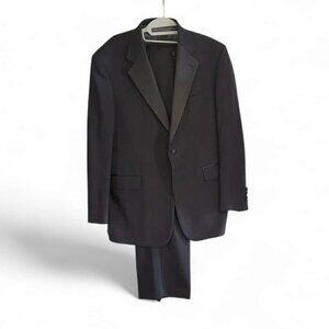 Stafford Tuxedo Jacket 42R Pants 32/32 100% Wool